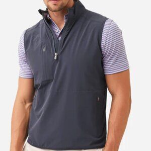 PETER MILLAR  Crown Crafted Men's Flex Adapt Half-Zip Vest (Brand New)